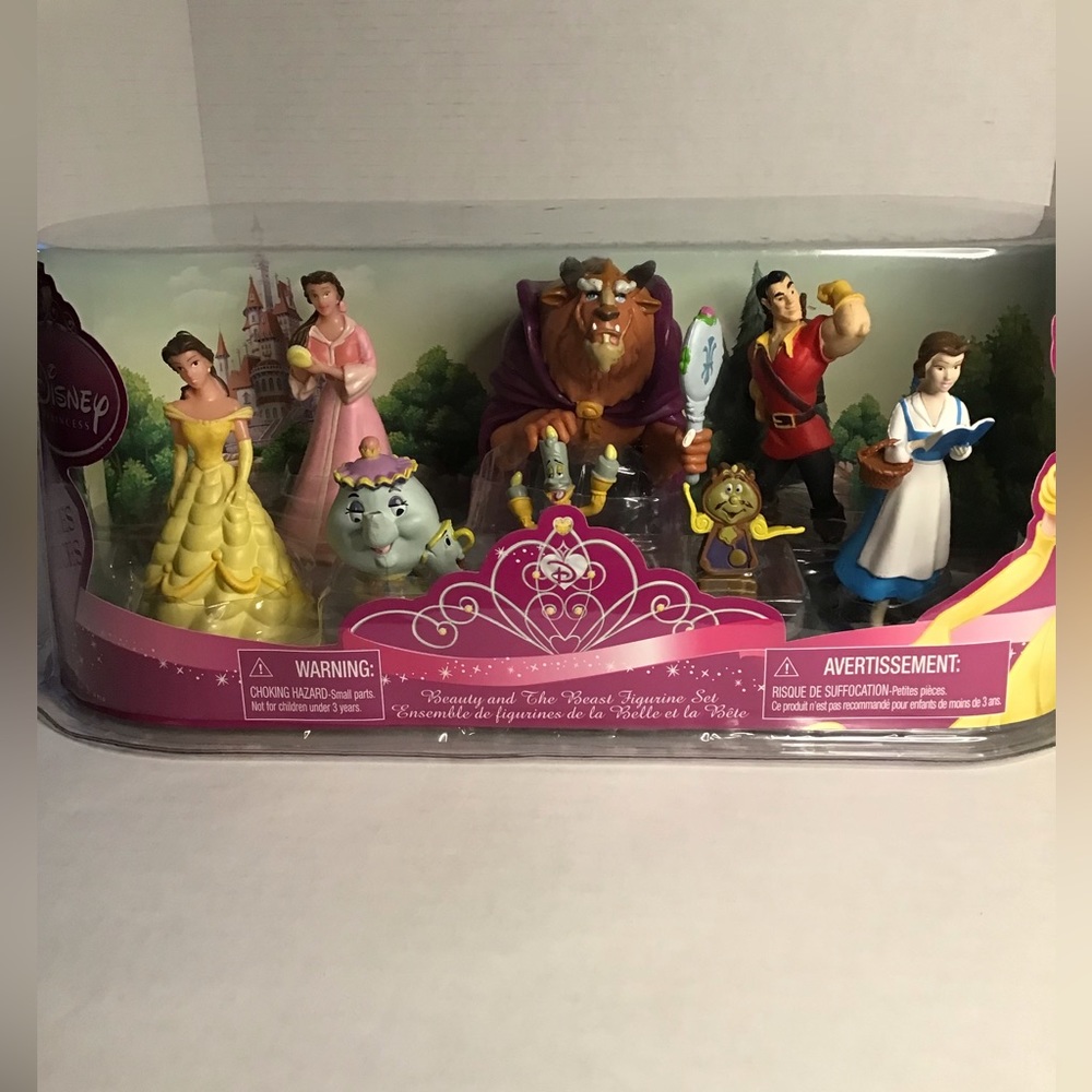 DISNEY BEAUTY AND THE BEAST FIGURINE PLAYSET